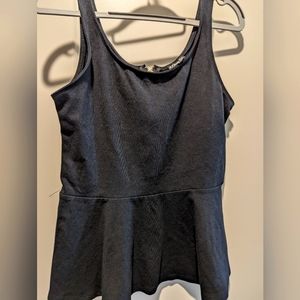 Express, black tank w/flare out bottom size medium